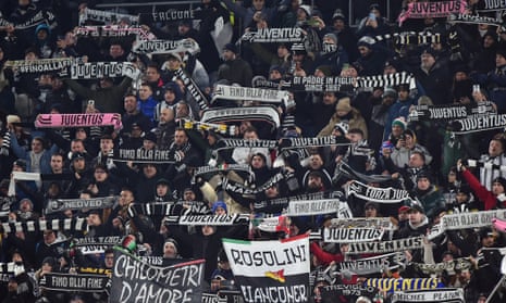 Juventus fans remained defiant during the 3-3 with Atalanta.