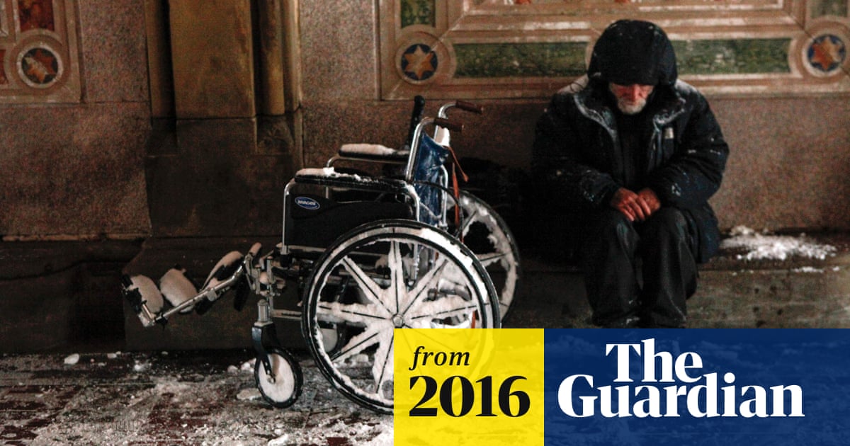 Snowstorm on east coast hits the homeless hardest – in pictures