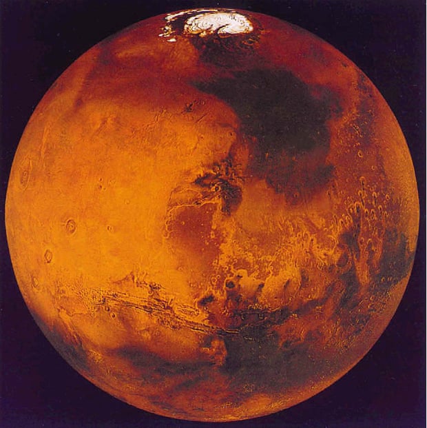 Mars is bathed in ultra violet light which turns the Martian soil sterile. 