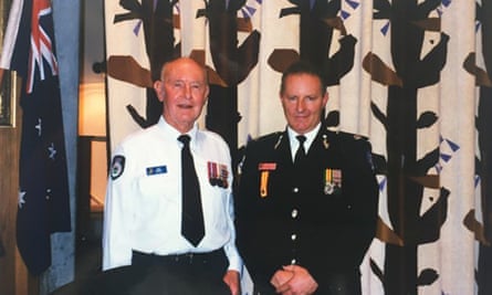 Greg Mullins in 2001, when he was Fire and Rescue NSW director of state operations, with his father Jack
