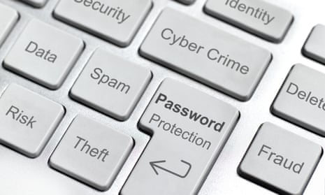 Cyber crime computer keyboard