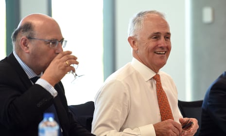 Senator Arthur Sinodinos, and Australian Prime Minister Malcolm Turnbull