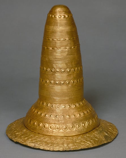 Outrageously strange … a Schifferstadt gold hat, c 1600 BC.