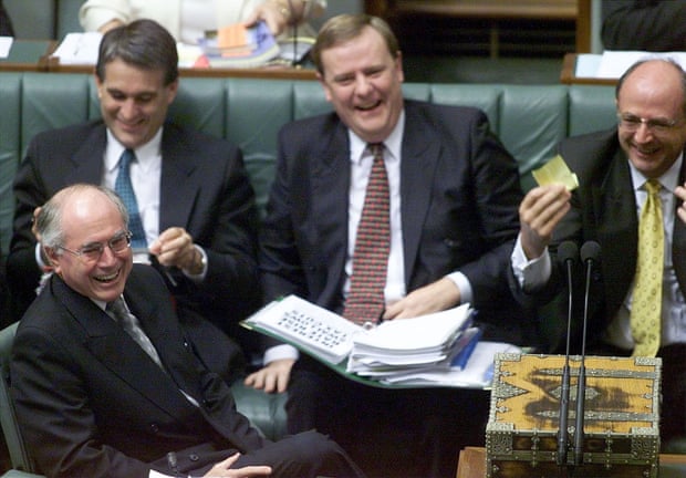 John Howard, John Anderson, Peter Costello and Peter Reith. The Howard government marked a low-point for union