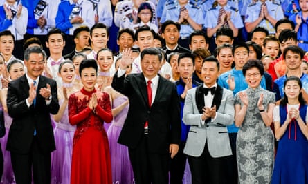Xi Jinping at 20th anniversary celebrations of Hong Kong’s handover, June 2017