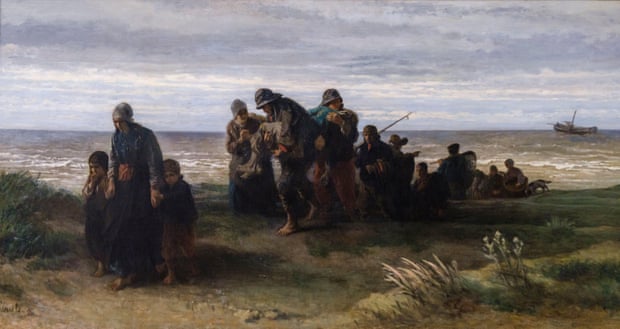 Jozef Israels, Fishermen carrying a drowned man