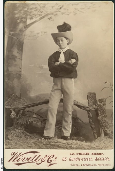 A 13-year-old Fred Tennant, dressed as Garibaldi.