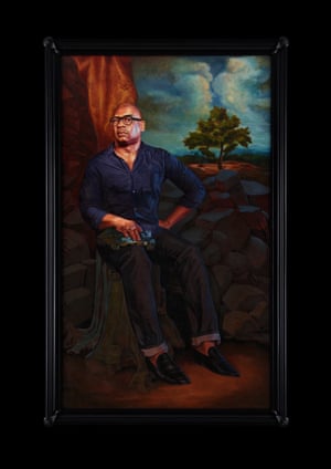 Portrait of Glenn Ligon, Hermes, 2017
