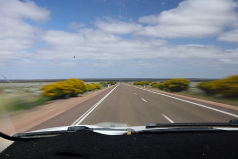 The wide open road in South Australia.