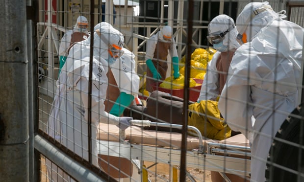 The Ebola treatment centre at Kerry Town in Sierra Leone in 2014.