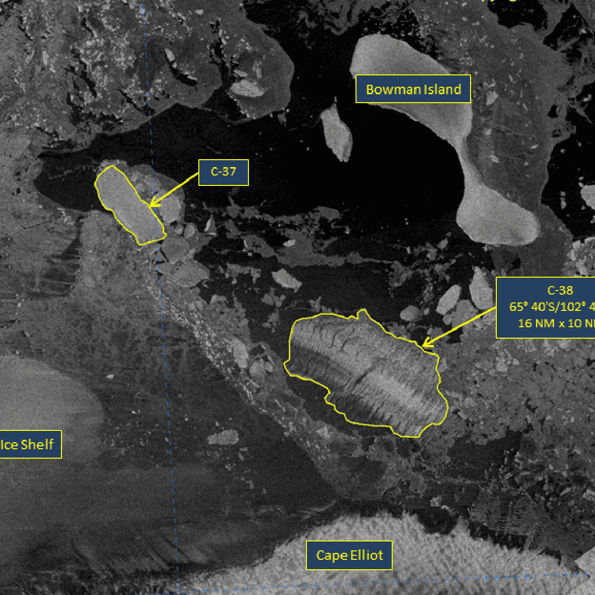 Satellite data shows entire Conger ice shelf has collapsed in