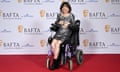Liz Carr at the Bafta awards in London on 12 May 2024.