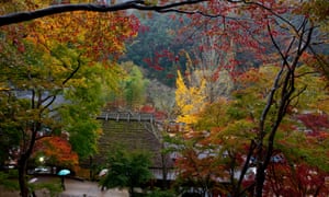 Korankei Valley, near Toyota, in autumn.