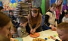 The Ukrainians teaching in a war zone: bombed-out schools, evacuations and board games
