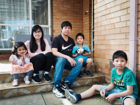 Tony Bui and family in Footscray