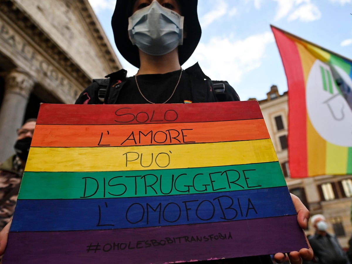 Activists Hail Bill To Make Violence Against Lgbt People A Hate Crime In Italy Italy The Guardian Activists Hail Bill To Make Violence Against Lgbt People A Hate Crime In Italy Italy The Guardian