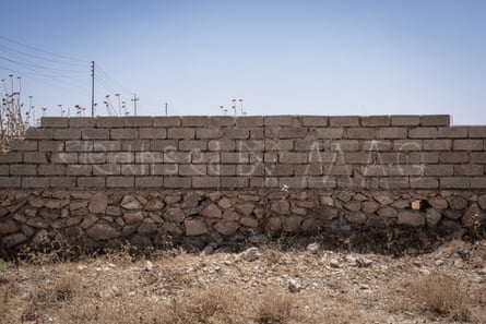 The word ‘cleansed’ has been written on a wall