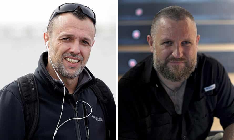 Roberto Fraile, left, and David Beriáin.