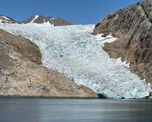 Greenland ‘A glacier at Prince Christian Sound.’