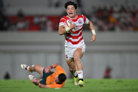 Kazuma Ueda speeds clear to score