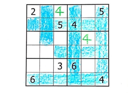 The Le Monde sudoku puzzle. A level 4. I dare say that this is
