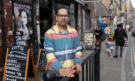 Rav Kumar says Gilbert and George are devoted customers of his Brick Lane coffee shop.