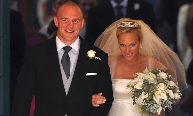 Zara Phillips and Mike Tindall on their wedding day in 2011