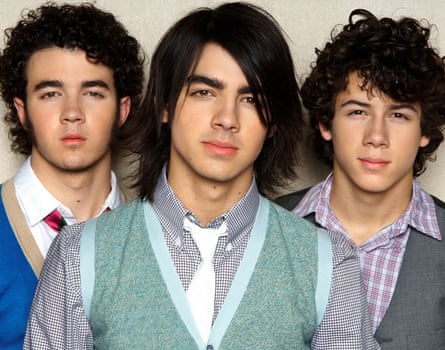 Kevin, Joe and Nick Jonas pictured in their teens