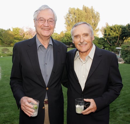 Corman and Dennis Hopper in 2005.