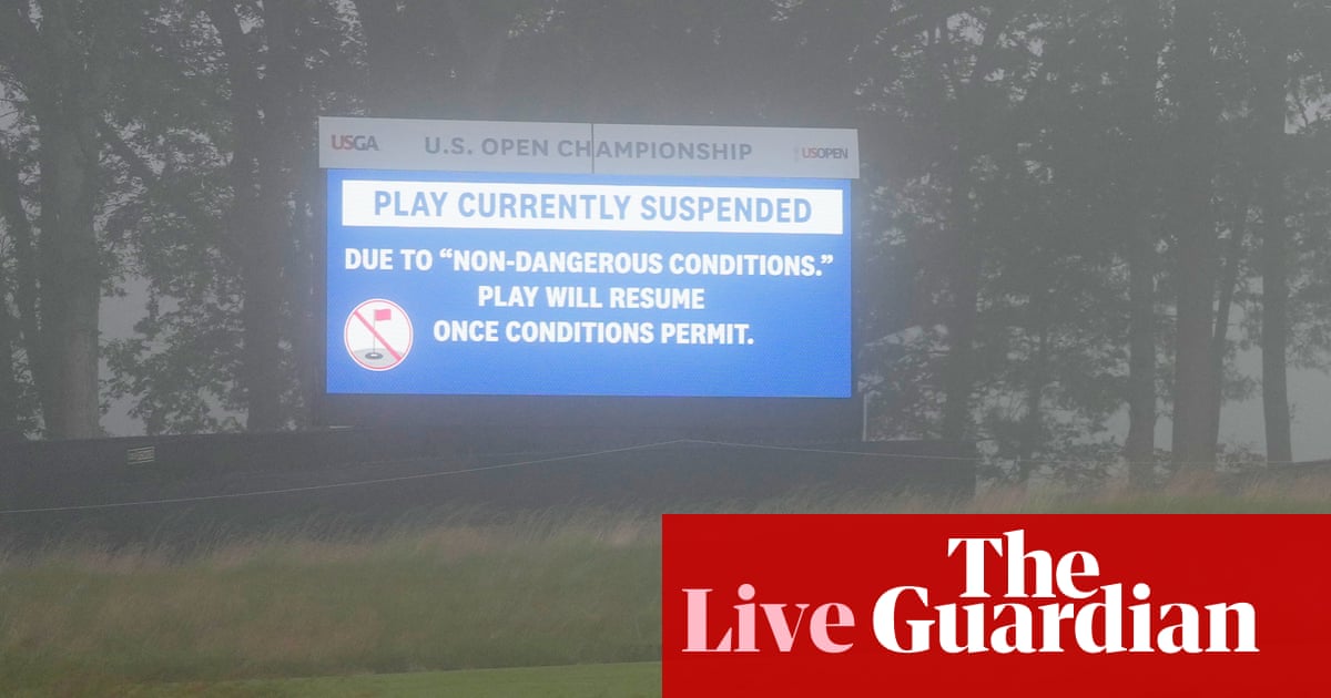 US Open 2026: golf updates on day one – live