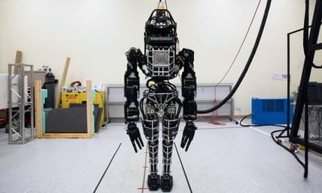 The bipedal humanoid robot Atlas is being developed by Boston Dynamics, which is ownedThe bipedal humanoid robot Atlas being developed by Boston Dynamics, which is owned by Alphabet by Alphabet