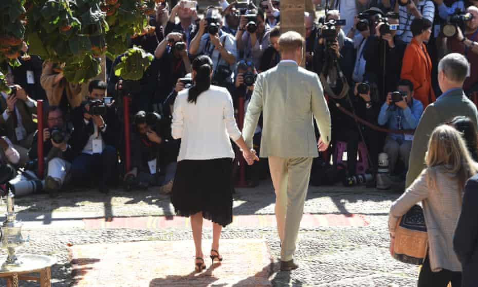 The Duke and Duchess of Sussex in Rabat, Morocco, February 2019