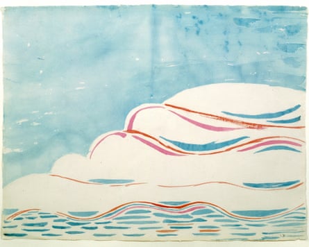 A watercolour painting on paper by Louise Bourgeois.