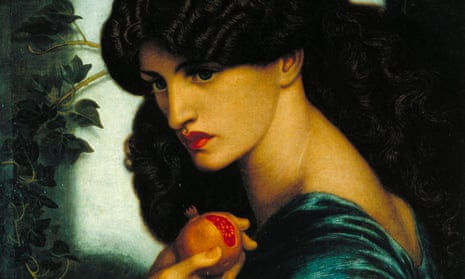 A detail from Rossetti’s Proserpine (1874), which inspired the early photographers