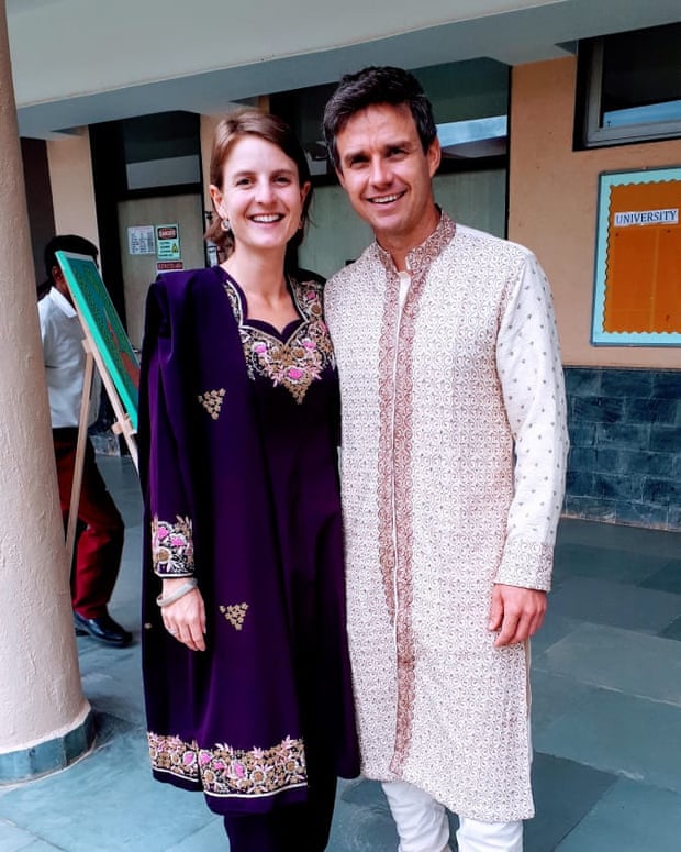 Pippa and Chad Baxter are stuck in Bangalore, India, until late June, after one of their repatriation flights was cancelled