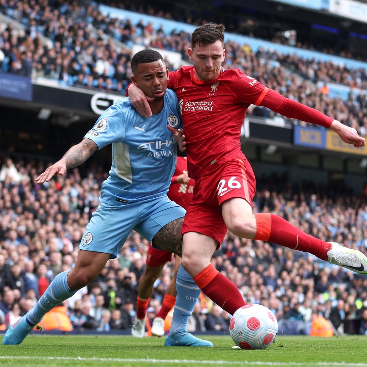 Andy Robertson says players are ‘not to blame’ for Manchester City’s actions