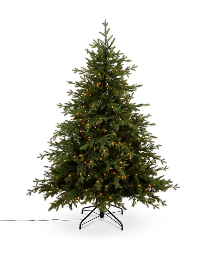 Christmas Trees Can A Fake Really Look As Good As A Real One Christmas The Guardian White Company 7.5 Ft Christmas Tree