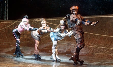 As immersive as theatre got … the original Starlight Express cast in 1984.