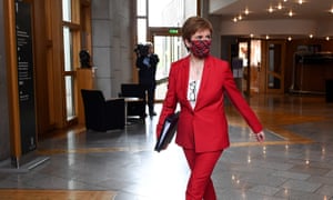 Scotland’s first minister Nicola Sturgeon.