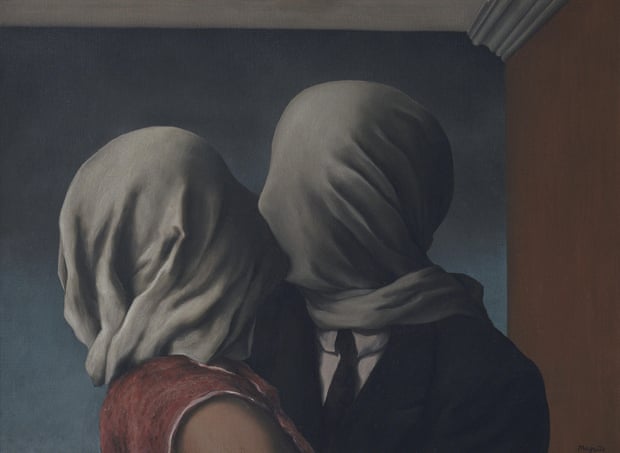 The Lovers, by René Magritte.