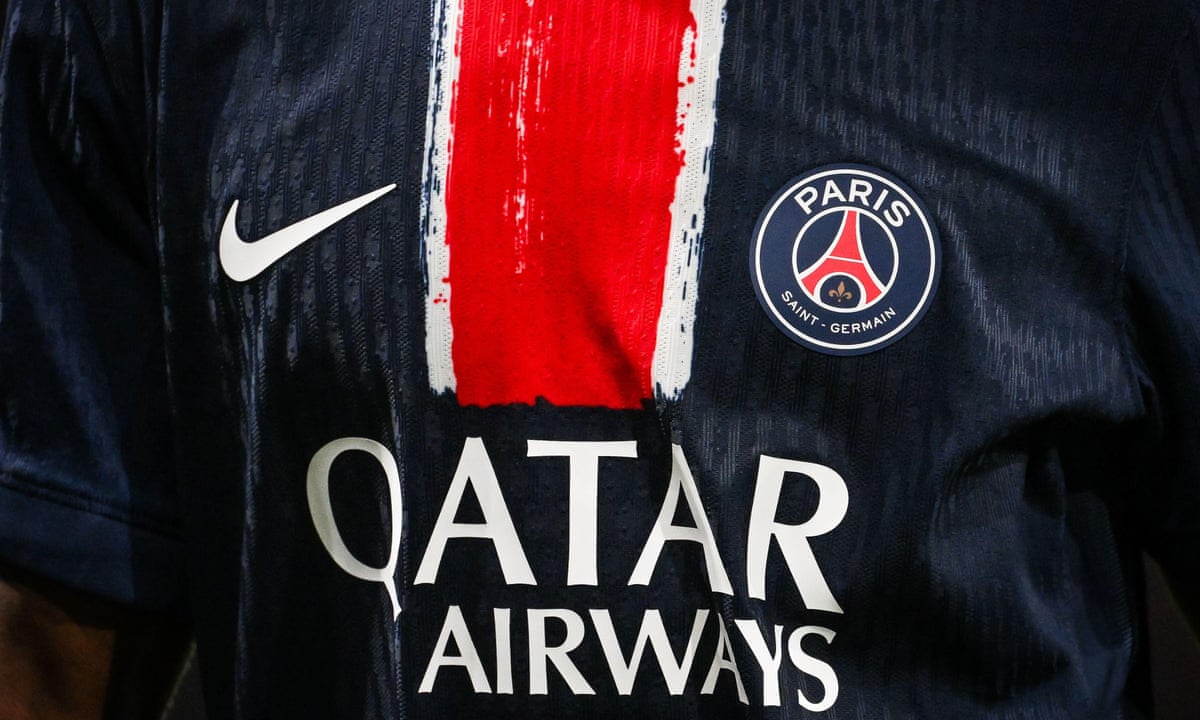 Flocage Sponsor PSG Third - Qatar Airways - Monblason / Bleu Flocage Sponsor PSG Third - Qatar Airways - Monblason / Bleu