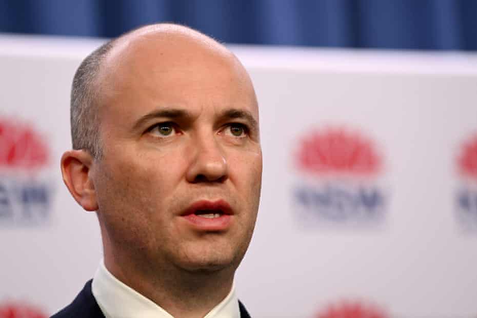 NSW treasurer Matt Kean described the messages as ‘light-hearted banter’.