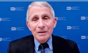 Dr. Anthony Fauci emphasized that the National Institutes of Health will partner with the Centers for Disease Control and Prevention to surveil for new coronavirus variants, in a Covid-19 briefing Wednesday.