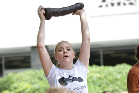 Cocks Not Glocks: Texas students carry dildos on campus to protest gun law | US gun control | The Guardian Cocks Not Glocks: Texas students carry dildos on campus to protest gun law | US gun control | The Guardian