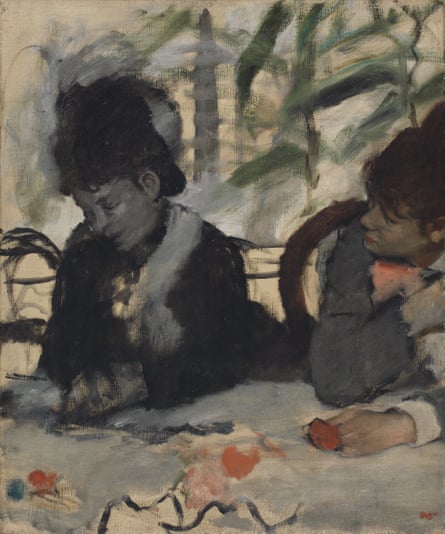 Au Cafe, by Degas