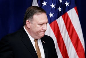 US State Secretary Mike Pompeo cancels last trip.