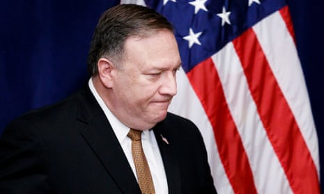 US secretary of state Mike Pompeo.