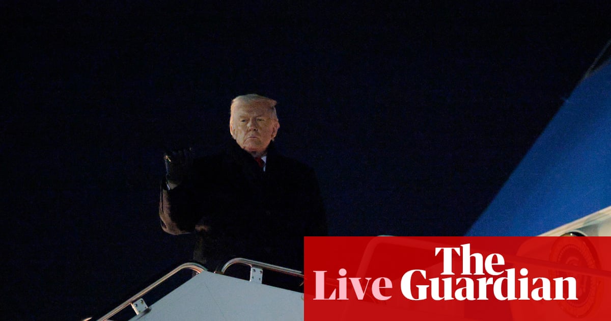 Davos live: Trump to address world leaders amid Greenland standoff after minor electrical issue' on Air Force One