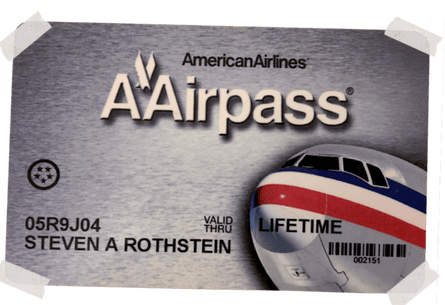 One of the many designs that American used for AAirpass. These cards were coveted more than gold.