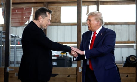 Musk and Trump shaking hands